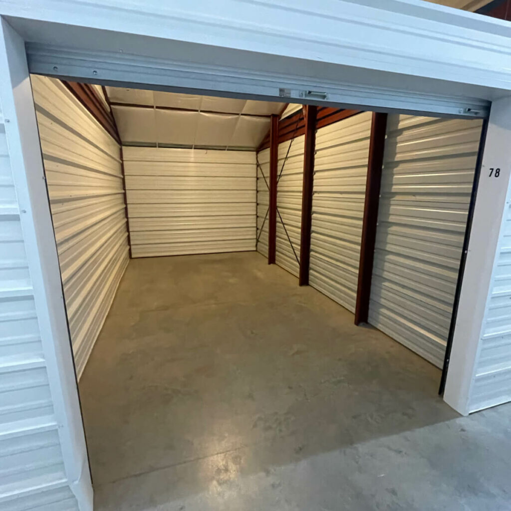 indoor access storage unit